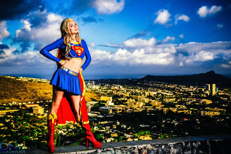 Illustration for article titled Supergirl and Storm Reign Over Hawaii In This Fantastic Photoshoot
